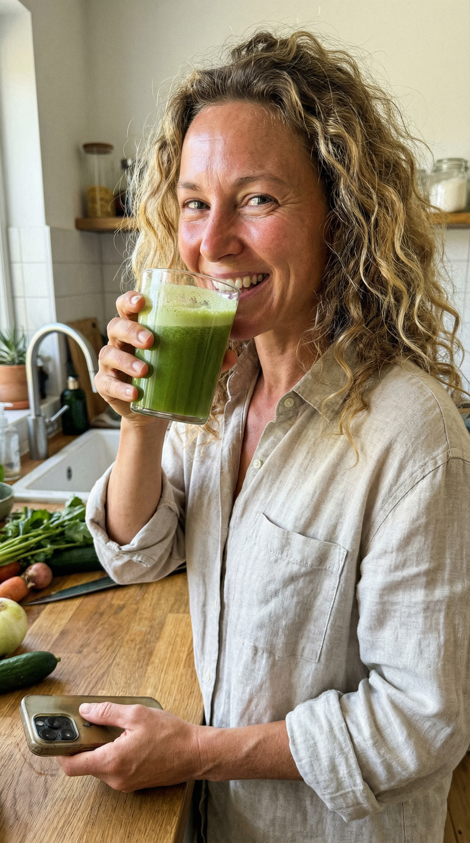 Kundin mit Pflanzen Elite